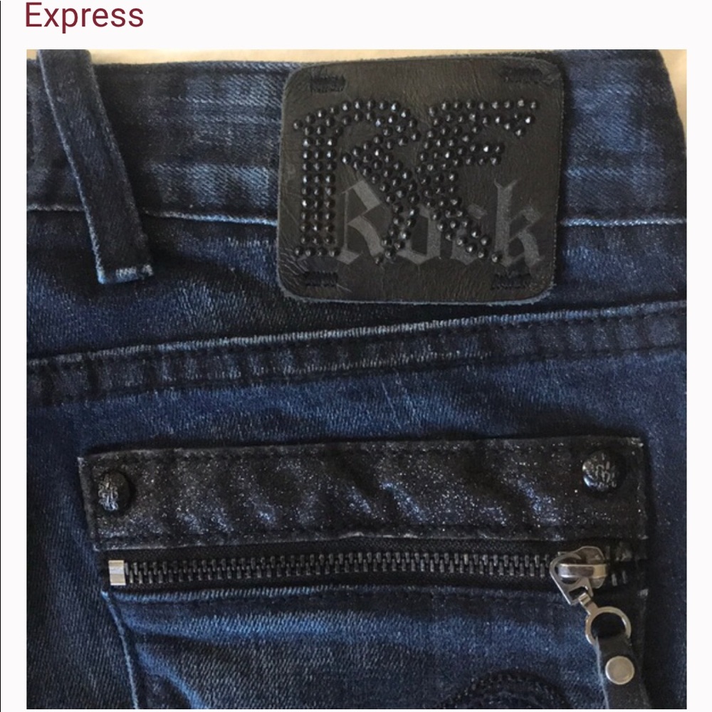 Express REROCK Straight Jeans - Picture 4 of 6